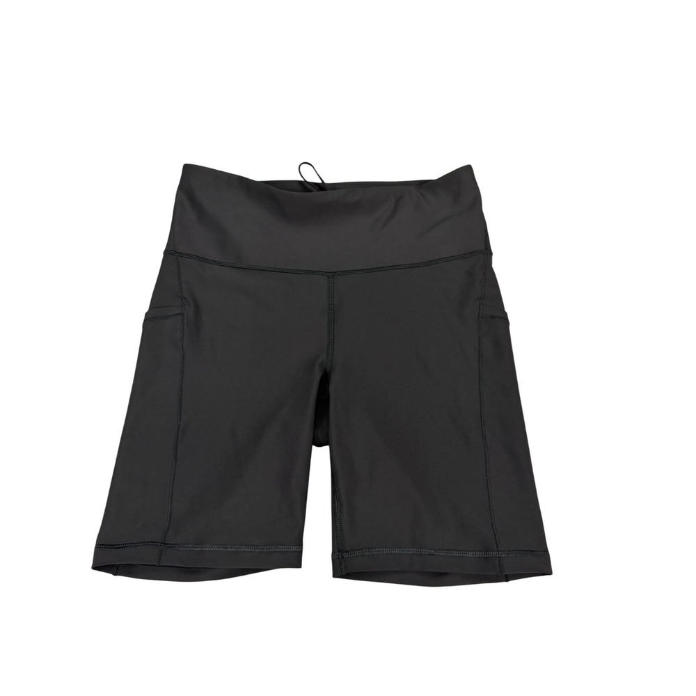 Athleta Interval Stash 7 Short Black Womens Medium MSRP $69